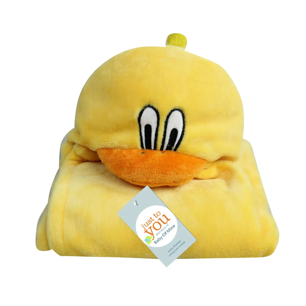 Chicken Cute Animal Shape Baby Hooded Towel Cute Newborns Fleece Baby Bath Towel Robe Cloak Baby Cute Cloak Blanket - Цвет: Chicken