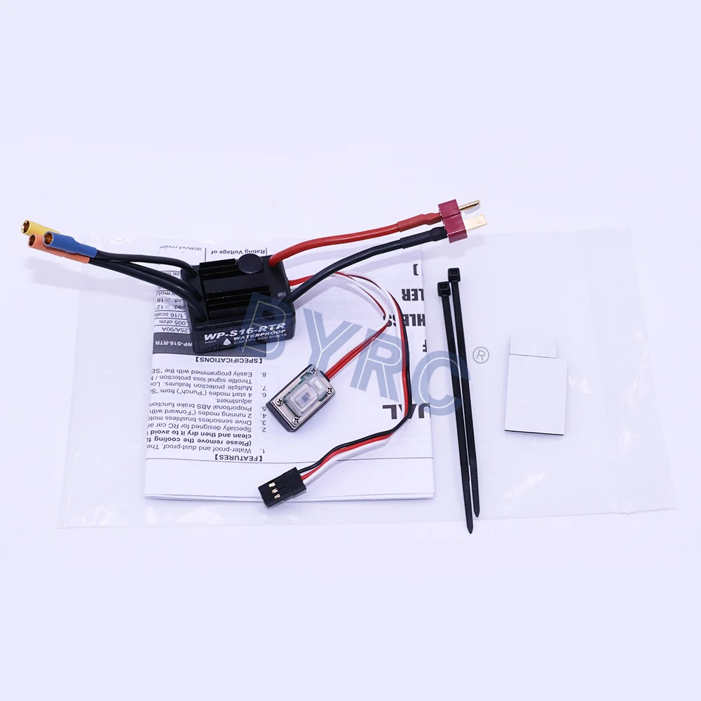 HOBBYWING 25 А WP S16 RTR Бесщеточный Регулятор скорости ESC для RC 1/10 1:10 1:12 дропшиппинг