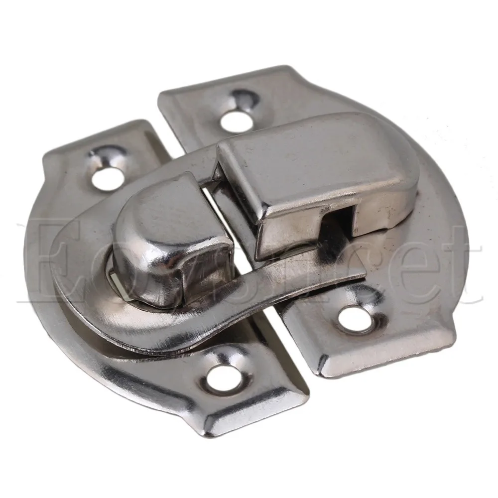 Винтажная шкатулка для ювелирных изделий 10 шт. цвет серебристый с замком на