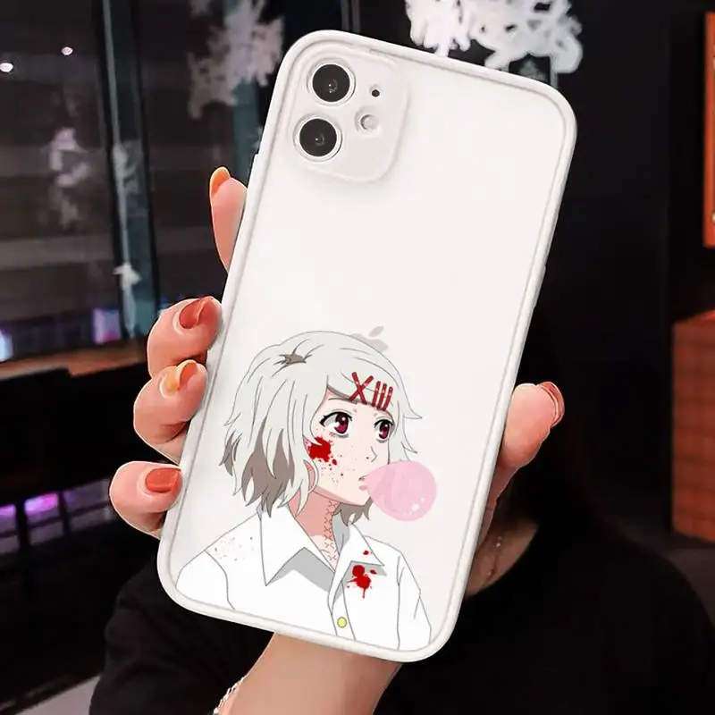 

JUZO SUZUYA Tokyo Ghoul anime Phone Cases matte transparent For iphone 7 8 11 12 plus mini x xs xr pro max cover