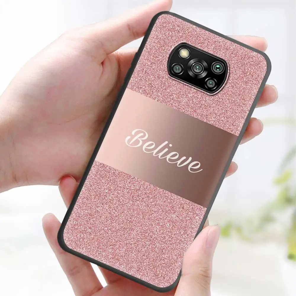 gold rose love heart case for xiaomi poco x3 nfc m3 f3 f1 mi 11 ultra 10t 10s 9 8 a2 lite pro 9t note 10 phone cell coque cover free global shipping
