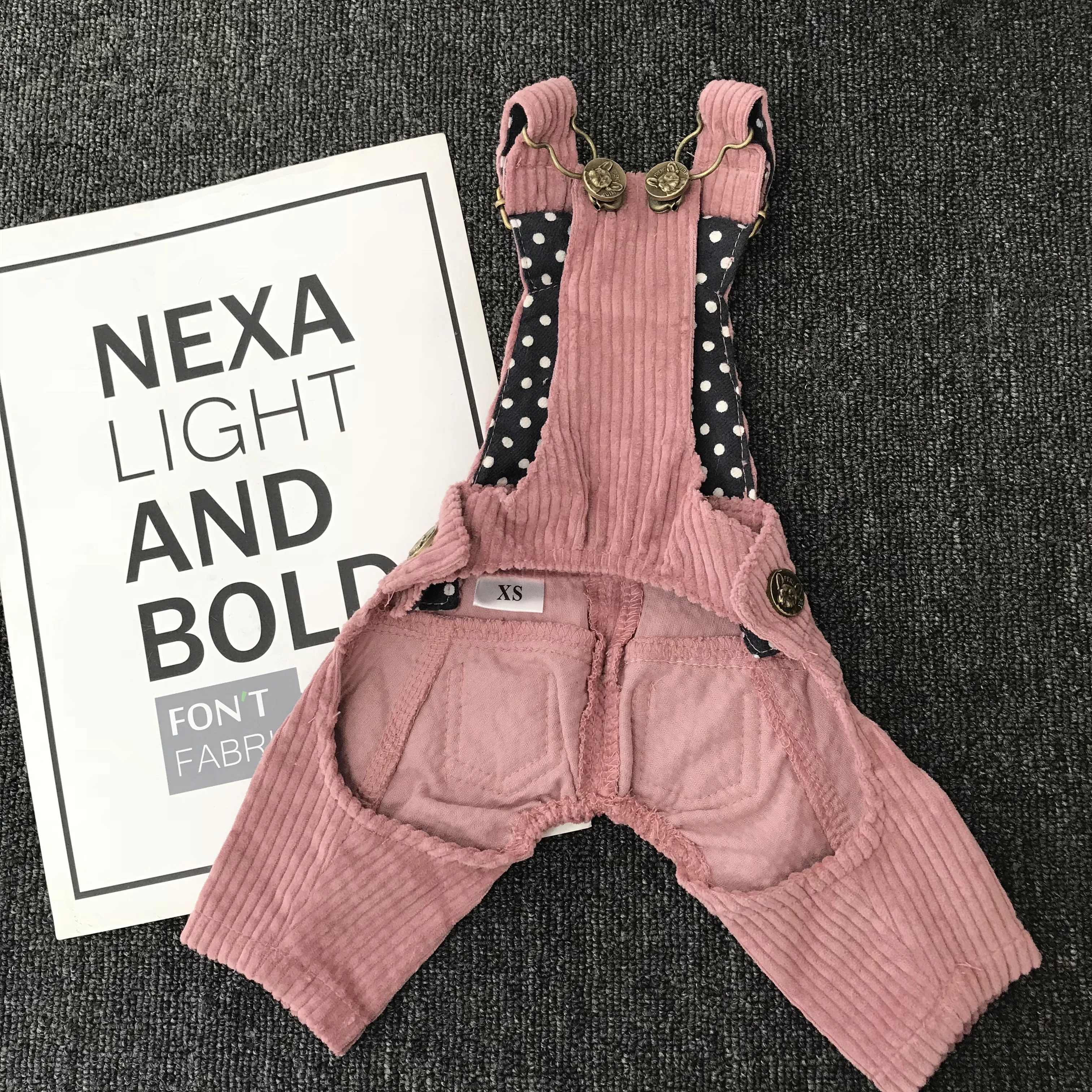 Хлопковый теплый комбинезон Чихуахуа йоркширского терьера одежда для маленьких