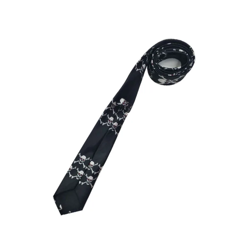 Галстук для вечевечерние НКИ на Хэллоуин 5 см галстук макияжа шоу с принтом