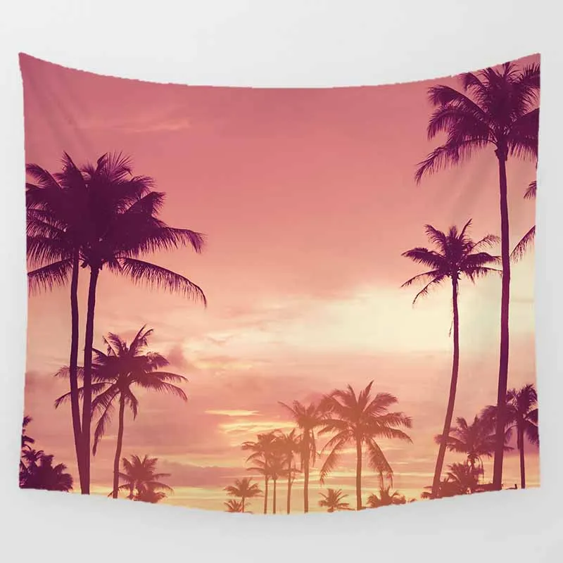 Морской пляж пейзаж hd печать большие пляжные гобелен с рисунком мандалы