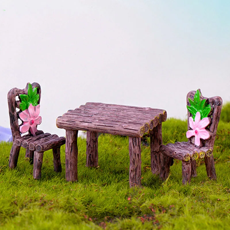 1 набор миниатюрных деревянных стульев своими руками столы из смолы