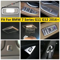 safety seat belt buckle armrest window lift button panel cover trim accessories interior for bmw 7 series g11 g12 2016 2020