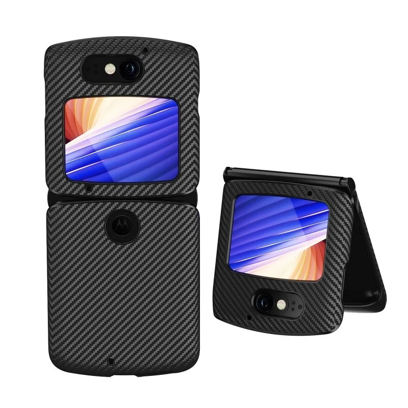 

Противоударный чехол для Motorola Moto Razr 5G Роскошный складной чехол из натуральной кожи для Moto Razr 5G 2020