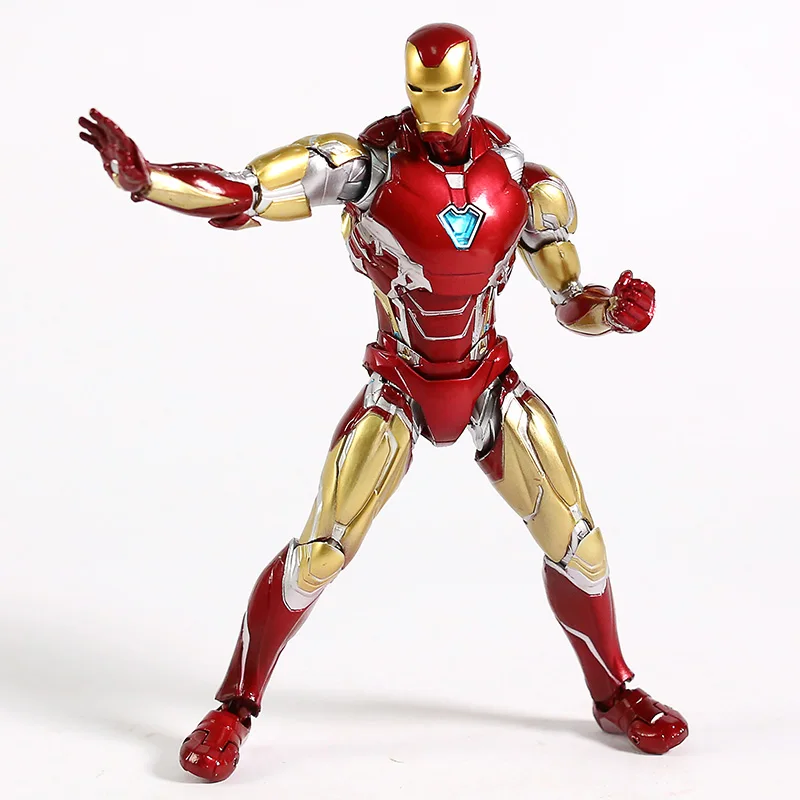 

Anime SHF Marvel Avengers 4 Endgame Iron Man MK85 Action Figure 16cm Mark 85 Model Toys Doll for Christmas Gift