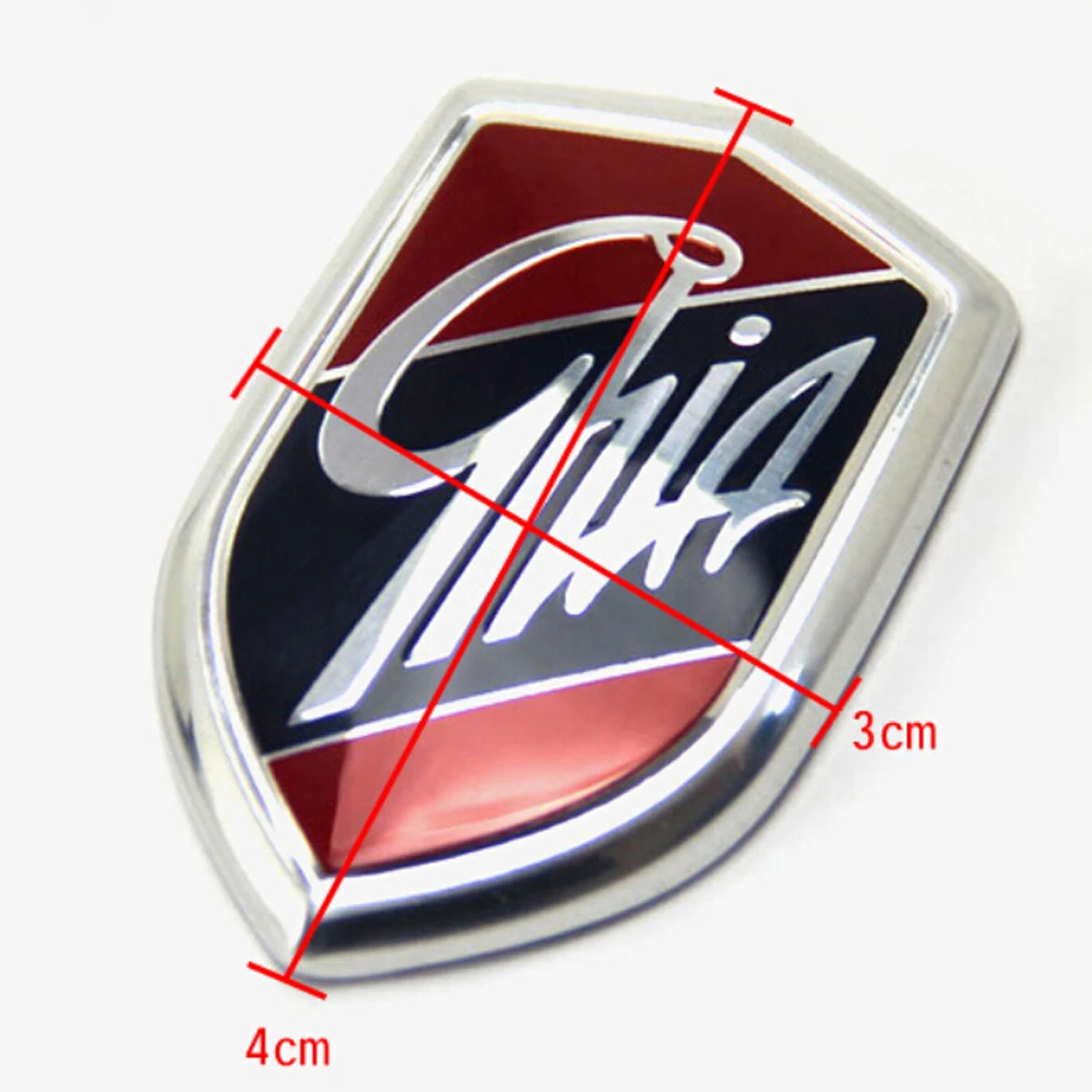 Автомобильная наклейка эмблемы GHIA боковые щитки логотипы с маркировкой для Ford