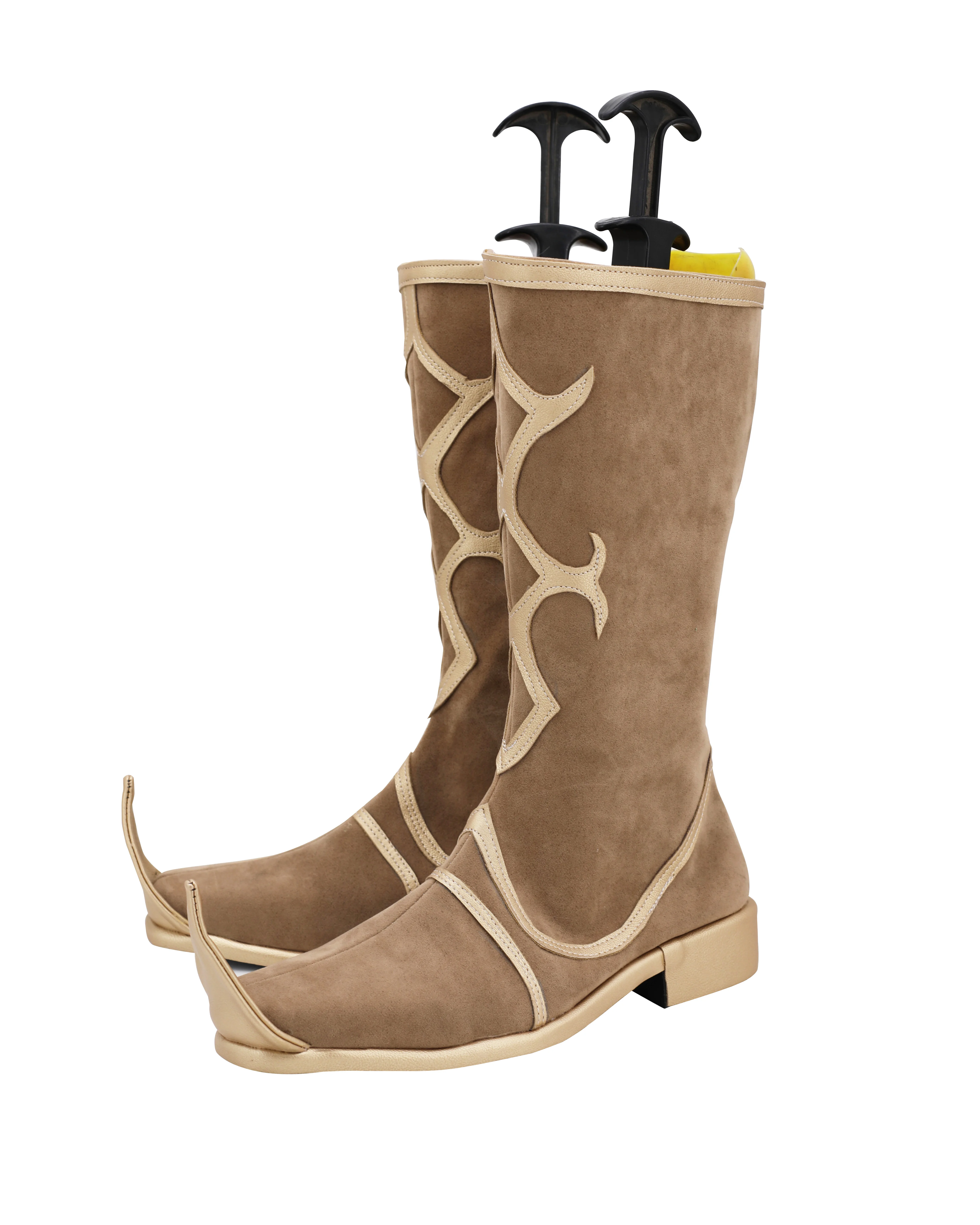 Алладин из фильма сапоги для косплея кожаная обувь коричневые аксессуары