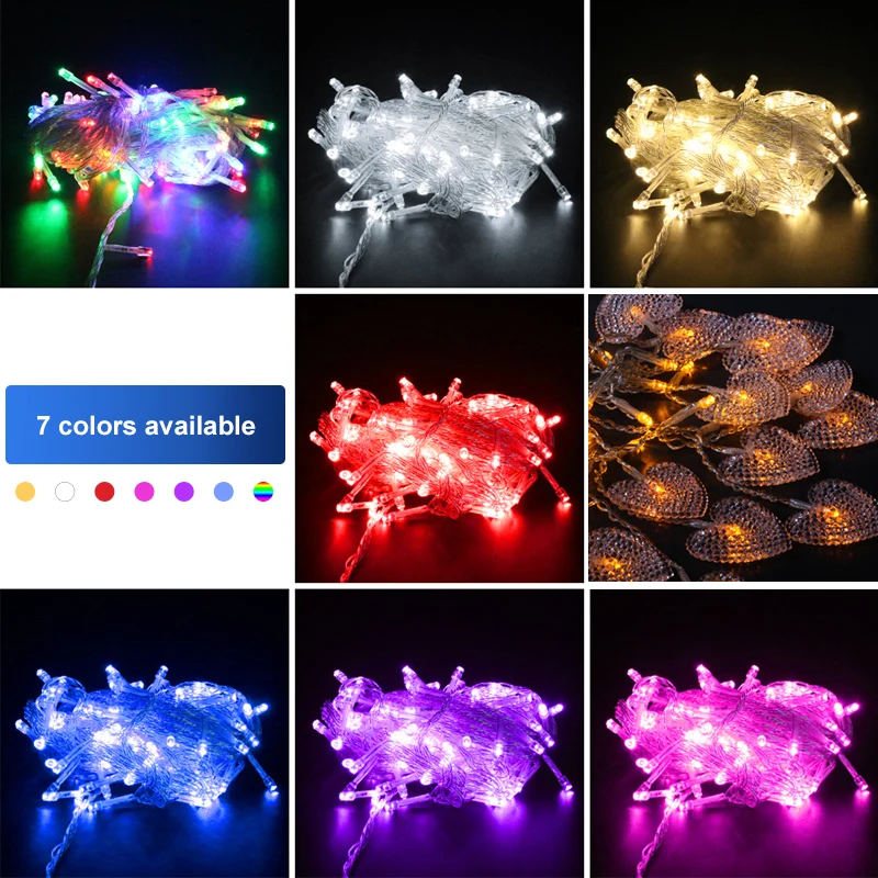 

2x1.5m Heart LED Curtain string US EU Plug Remote Control Fairy Light garland Bedroom Wedding Home Decorative Holiday Lights