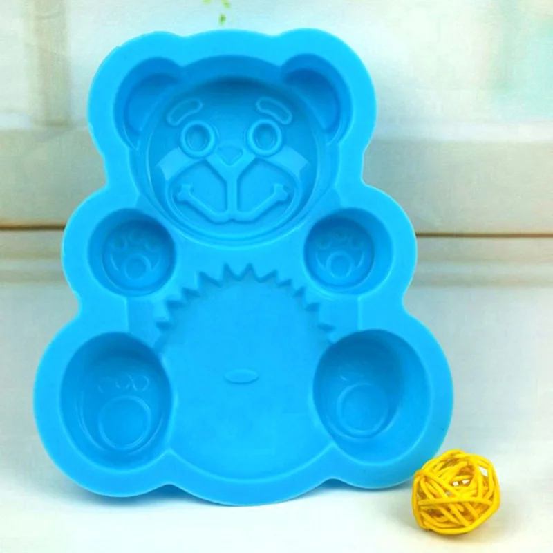 

ZL Silicone Bear Shape Cake Mold Silicone Mold Dessert Mold Baking Cake Mold Kitchen Tool