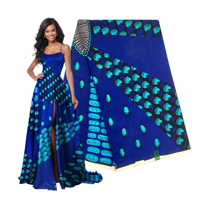 

Free Shipping 2022 High Quality Hot Sale 100% Cotton Guaranteed Veritable Wax Dutch Wax African Wax Prints Fabric 6 Yards