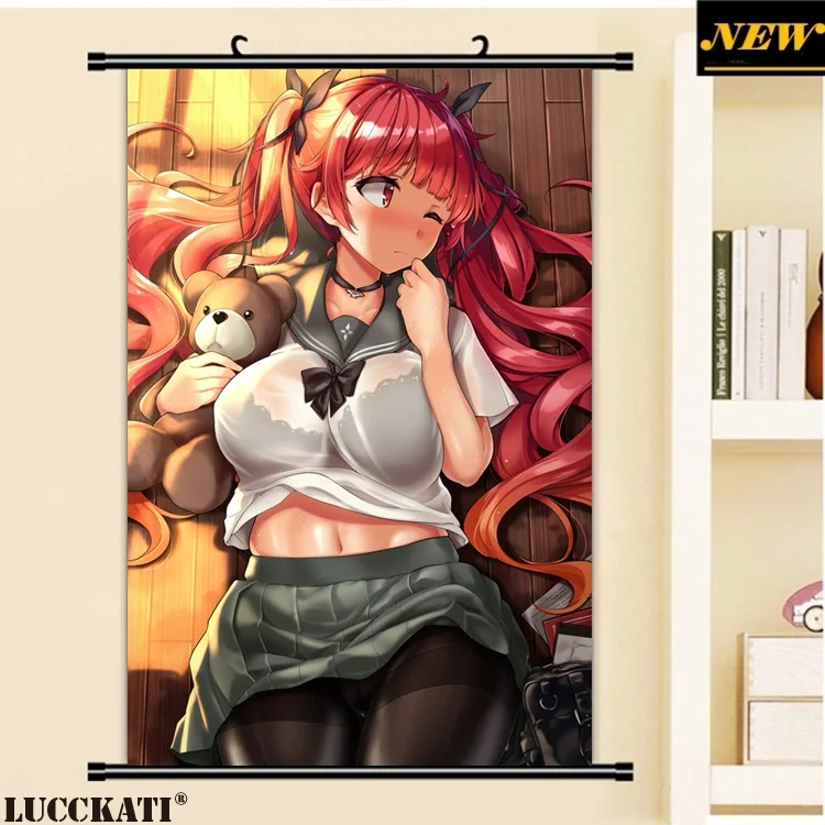 Женский настенный постер Azur Раскрашивание на холсте с ушками животных