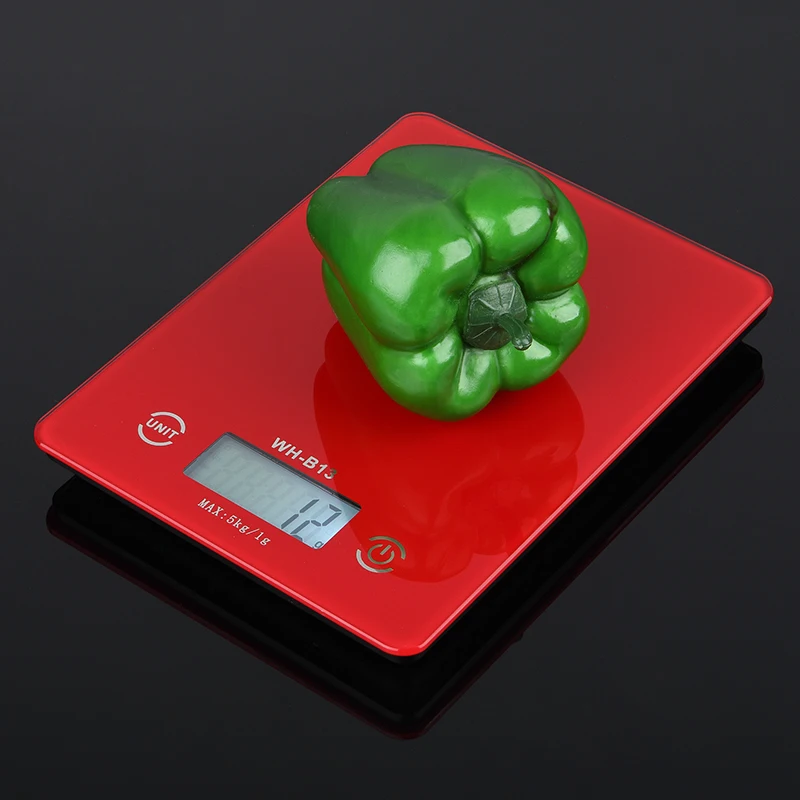 

5kg Household Kitchen Scale Electronic Food Scales Diet Scales Measuring Tool Slim LCD Digital Electronic Weighing Scale