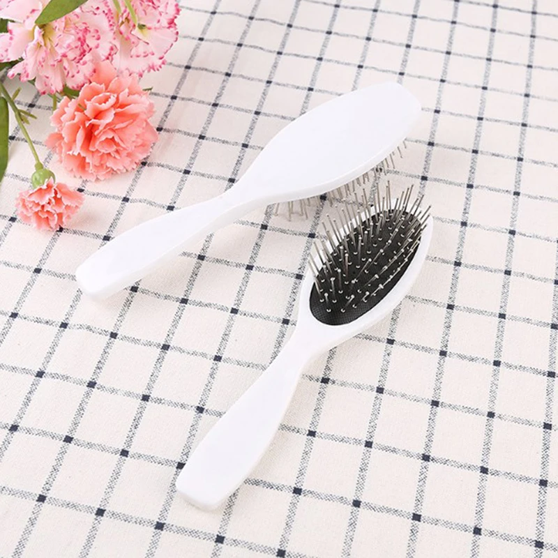 

Hair Styling Tools 3Color Professional Anti Static Steel Comb Brush For Wig Hair Extensions Training Head Travel Pocket Comb