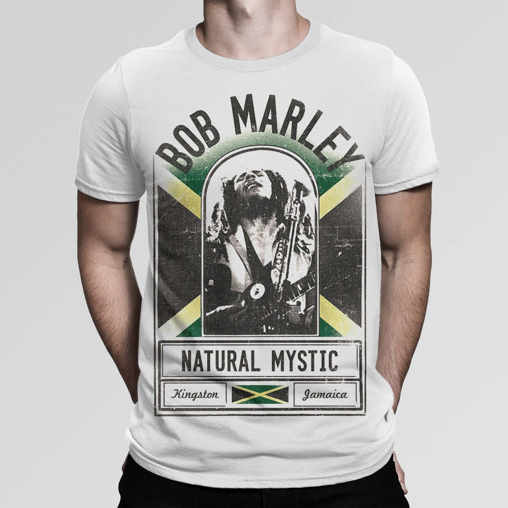 Винтажная Футболка Bob Marley мужская женская футболка смешного дизайна всех
