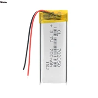 3 7v 700mah 702050 lithium polymer lipo rechargeable battery jst xh 2 54mm 2pin plug for mp3 headphone pad dvd camera