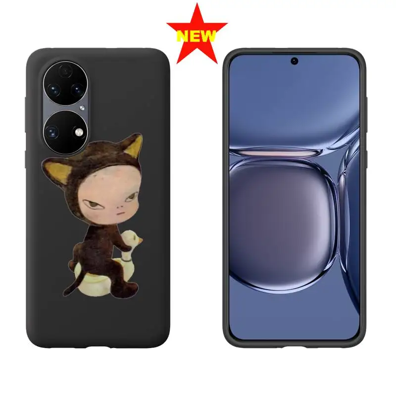 

Yoshitomo Nara Phone Case For Huawei P20 P30 P40 Pro honor mate 7a 8a 9x 10i lite