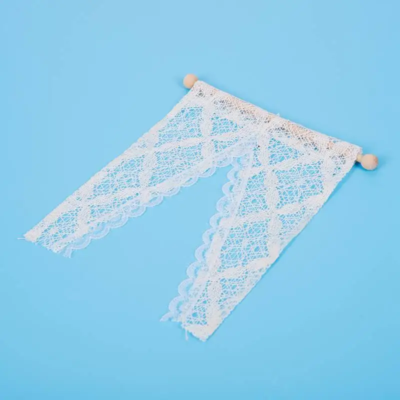 Кукольный домик занавески миниатюрная мебель аксессуары для окна балдахин со