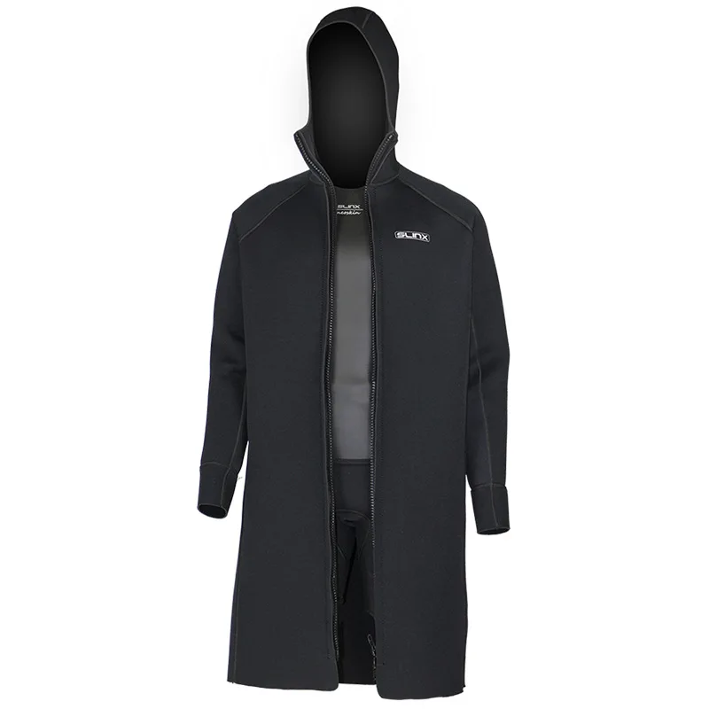 Для мужчин 3 мм длиной до колен Дайвинг пальто с защитой от солнечных лучей
