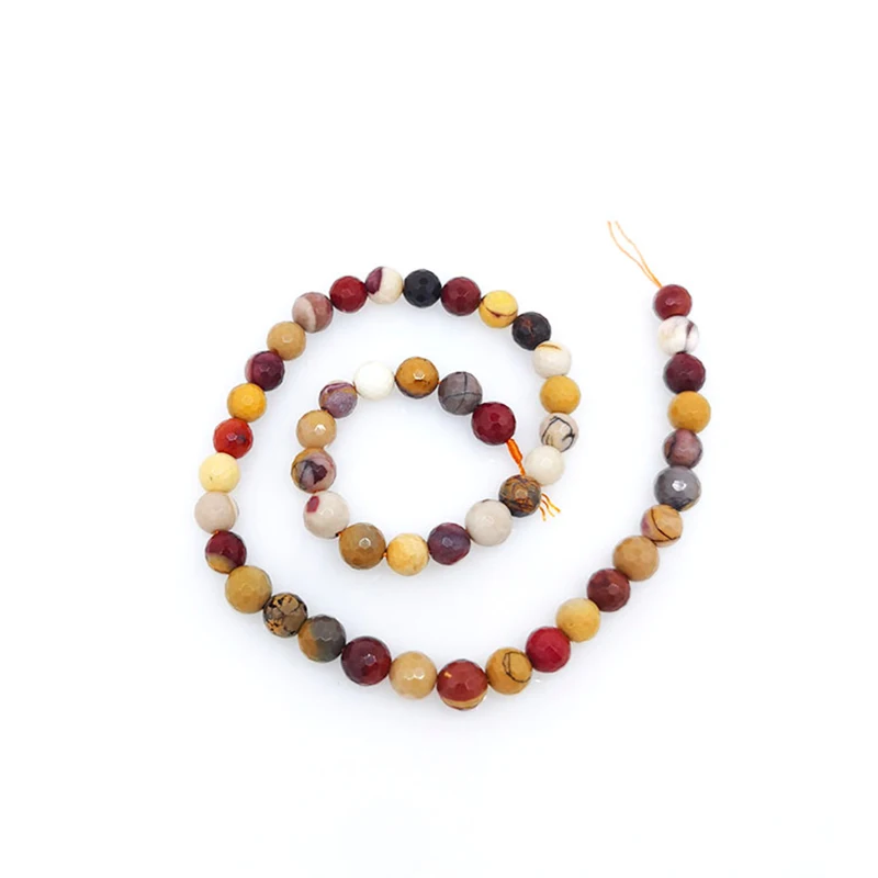 

4-12mm High Quality Natural Gemstone Round Cut Mookaite Opal Stone Bead Bracelet Necklace Earrings Jewelry Making DIY Unique