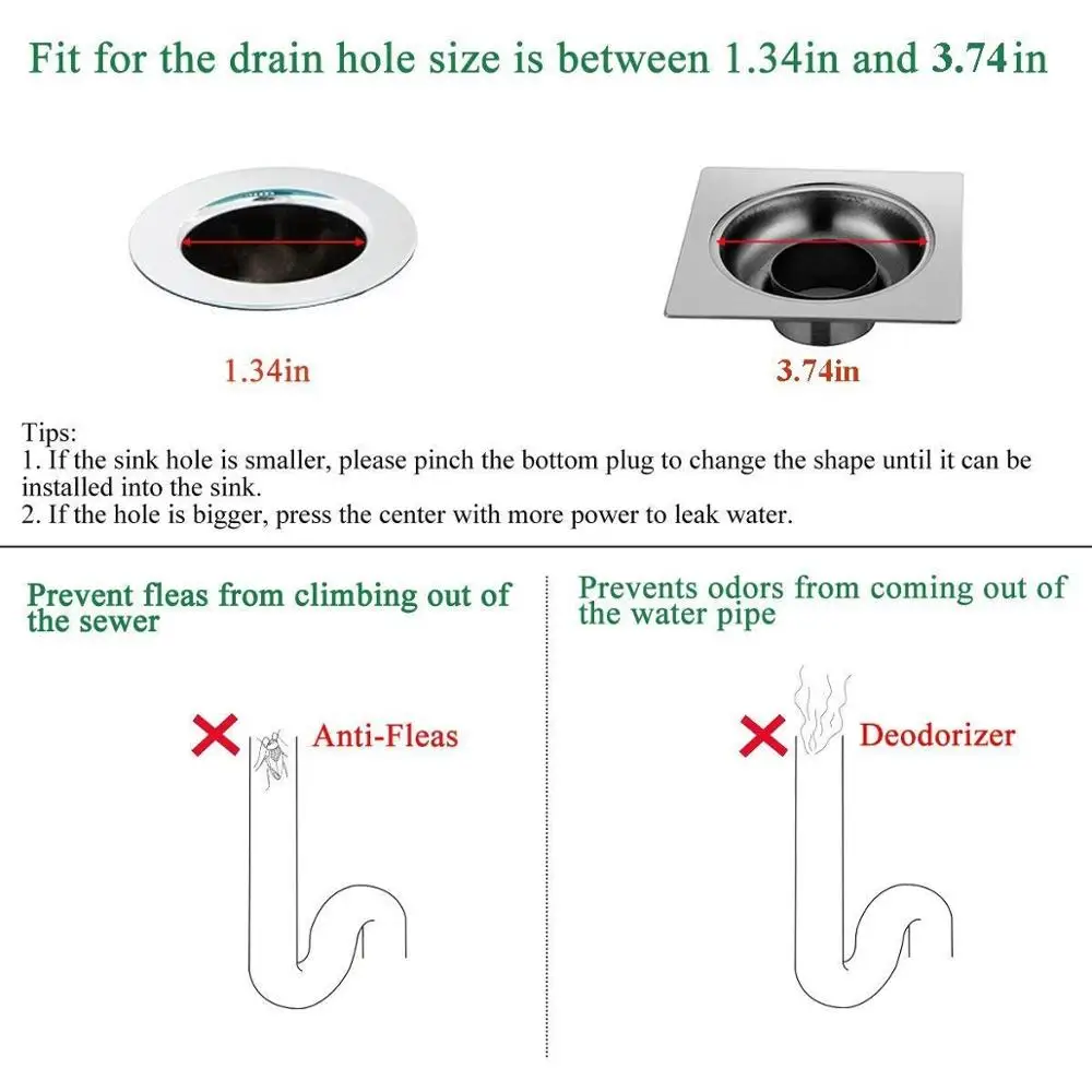 Силиконовые сливные заглушки для ванной комнаты фильтр прессования