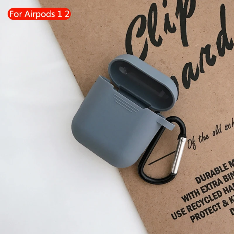 678 Беспроводной чехол для гарнитуры Bluetooth, прозрачный чехол для Apple Airpods 2, мягкий силиконовый кожаный защитный чехол для наушников Airpod, аксессуары - Цвет: 678