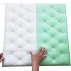 Утолщенная самоклеящаяся мягкая сумка для изголовья кровати, наклейки на стену против столкновений, татами, мягкие наклейки, имитация мягкой сумки, наклейки на стену кровати