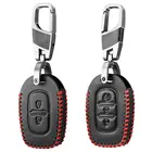 2 3 кнопки дистанционного кожаный дистанционного Брелок чехол Крышка для Renault Duster, Sandero, Kwid Logan Clio Captur Laguna Scenic Master 2016 2017