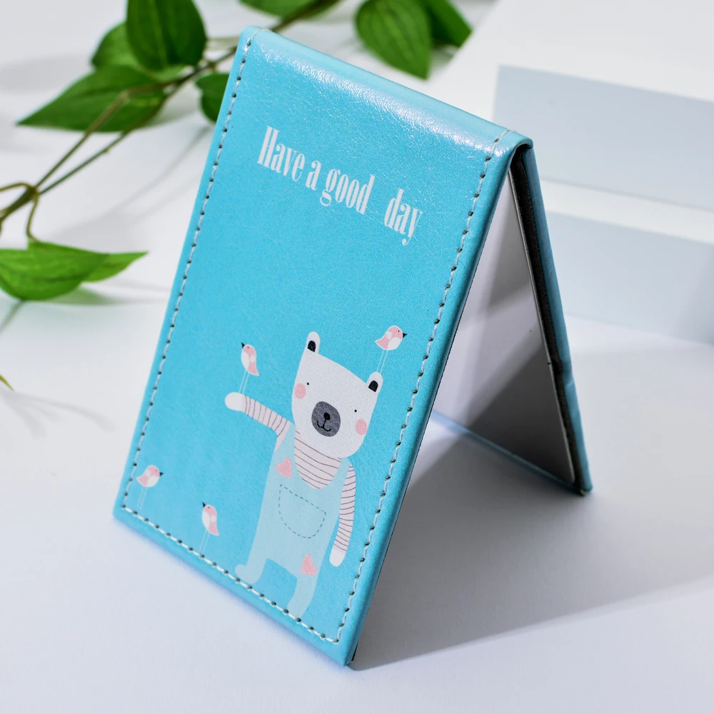Vicney Cute Bear настольная односторонняя искусственная кожа складной макияж принцесса