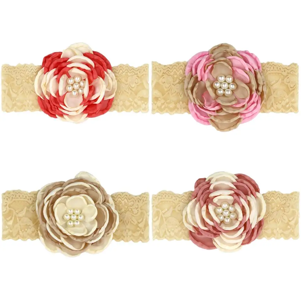 Matching Elastic Hair Bands Newborn Girls Hair Accessories