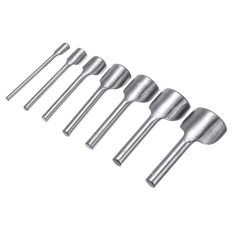 7 шт. 10 40 мм кожаный полукруглый режущий инструмент в форме ремня наборы резаков