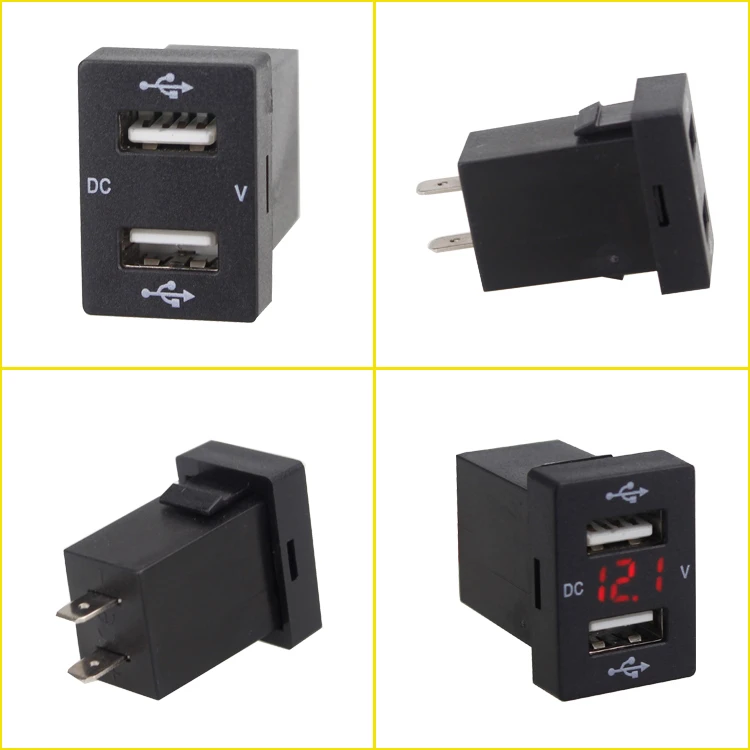 Автомобильное зарядное устройство с предохранителем для Toyota 5V 4.2A автомобильное