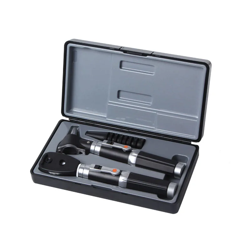 

Portable Medical Professional ENT Diagnostic Kit Otoscope Ophthalmoscope Set