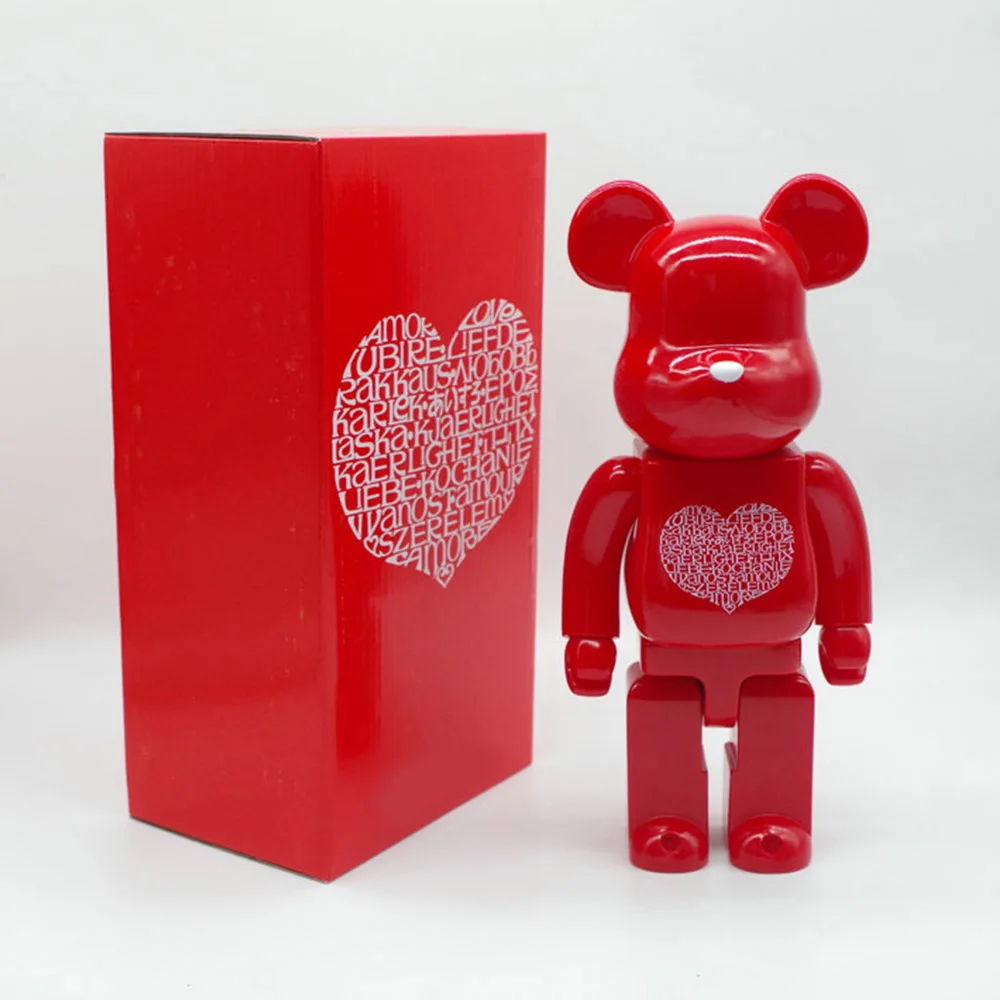 bear31 28 см Кукла Медведь виниловая модель игрушки кирпич 400% фигурка коллекция подарки уличное искусство статуи - Цвет: bear31
