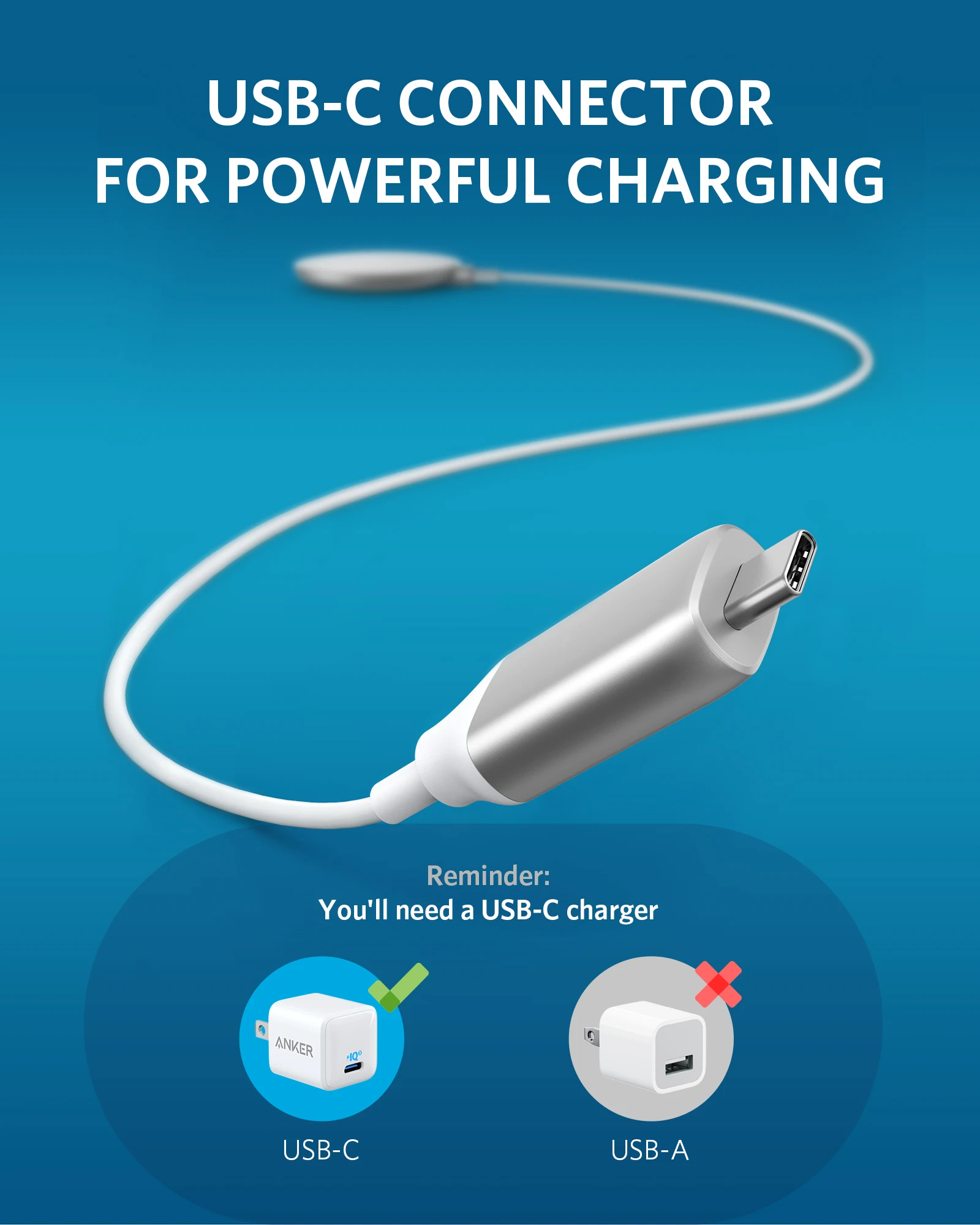 magnetic wireless charger anker wireless charger with 5ft built in usb c cable powerwave magnetic padno ac adapter free global shipping