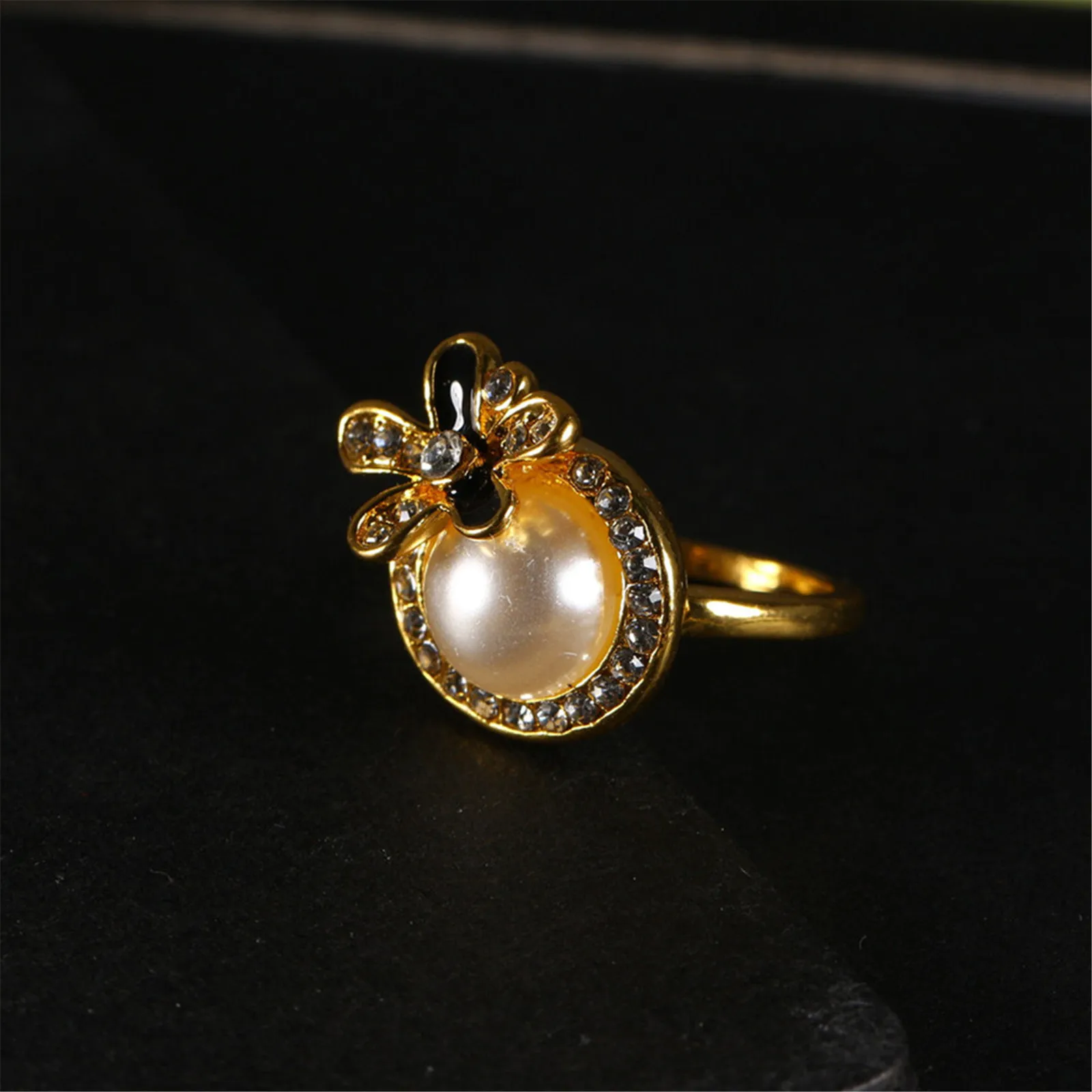 Модные ювелирные изделия Размер 6/7/8/9/10 женские жемчужные кольца для свадебной