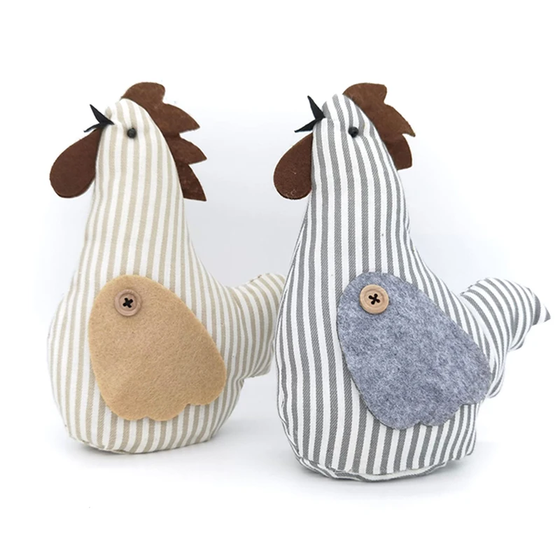 Новогодняя Петухов в декорированном мешковиной горшке Non плетеная игрушка кукла