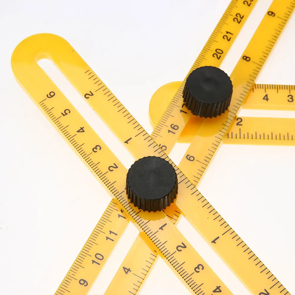 1 шт. Профессиональный шаблон инструмент угловая линейка измерительный