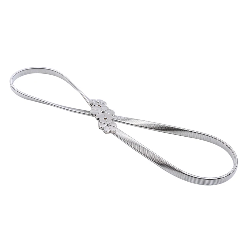 Цветочный Пояс с металлической пряжкой для платьев женские эластичные поясные