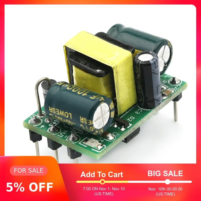 5V 700mA (3 5 W) 12V 400mA 5W изолированный переключатель модуль питания для Arduino AC DC