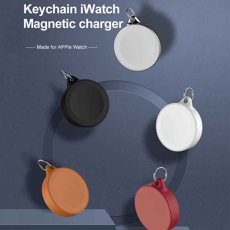 

Portable keychain Watch Charger Magnetic USB Wireless Charging for Apple iWatch Series 4 3 2 1 2W Wireless Fast Chargers Cable