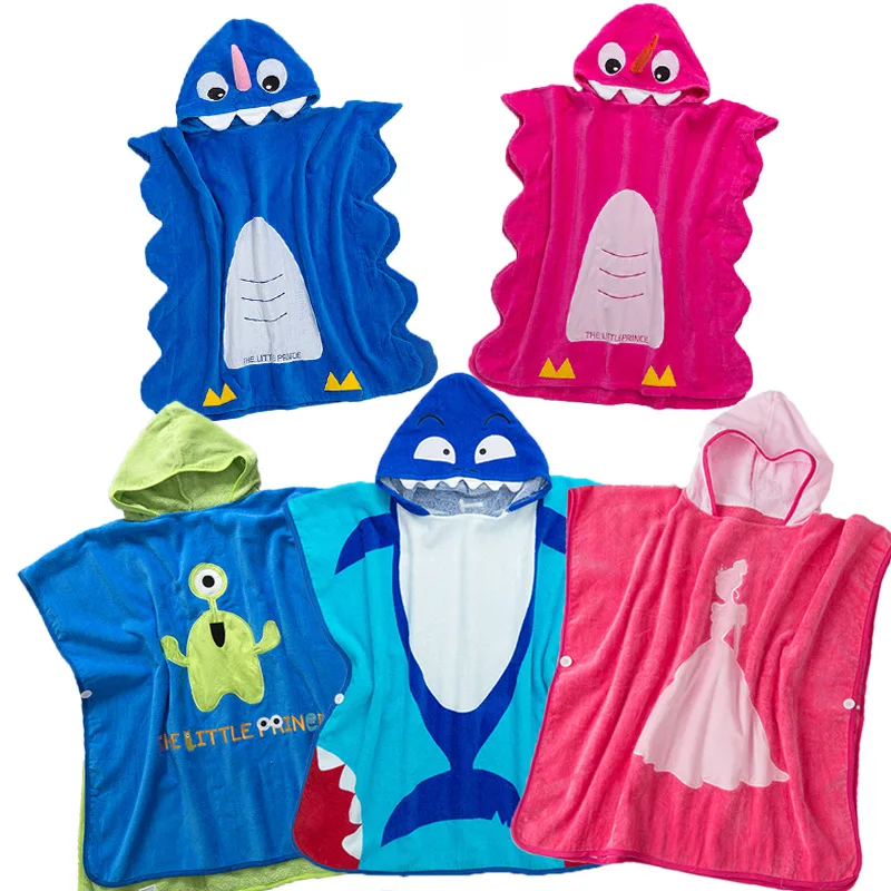 S Kids Children Boys Girls Swimming Wearable Princess Bath T