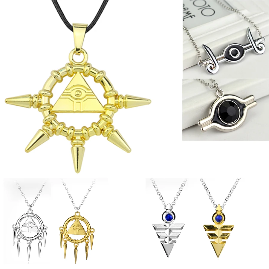 

3D Yu-Gi-Oh Necklace Millenium Pendant Jewelry Anime Yugioh Toy Yu Gi Oh Cosplay Pyramid Egyptian Eye Of Horus Necklace