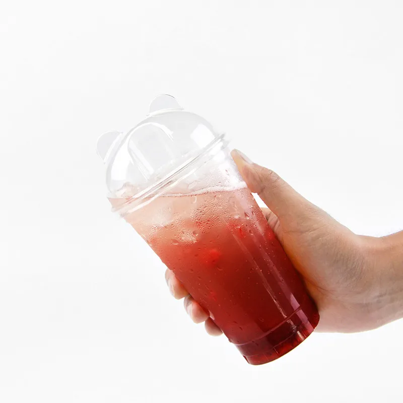 50 шт. 90 Калибр толстые одноразовые холодные напитки чашки прозрачный пластик