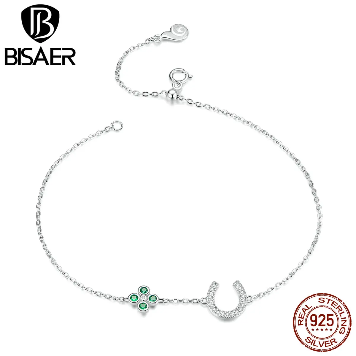 

Женский браслет «Подкова удачи» из серебра 925 пробы