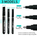 2021 набор жидких хромированных маркеров, серебряные художественные жидкие зеркальные хромированные маркеры, стойкие к выцветанию металлические зеркальные аксессуары