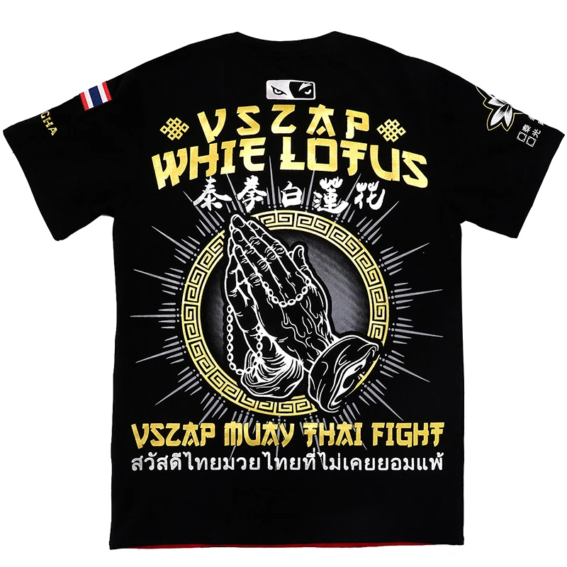 Спортивная майка VSZAP MMA Муай Тай одежда для фитнеса эластичные трико борьба |
