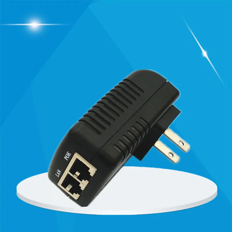 Горячая Cctv 48 V 0.5A POE настенная вилка Poe инжектор Ethernet адаптер конвертер Ip камера